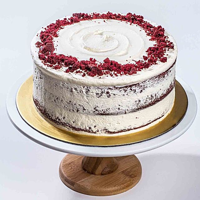 Gift Red Velvet Cake 5 Inches Ferns N Petals