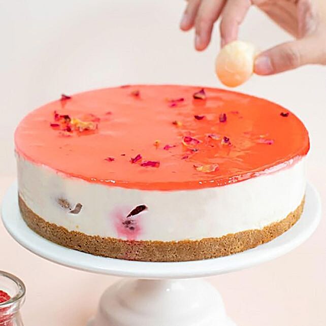 Fresh Lychee Cheesecake singapore Gift Fresh Lychee Cheesecake FNP