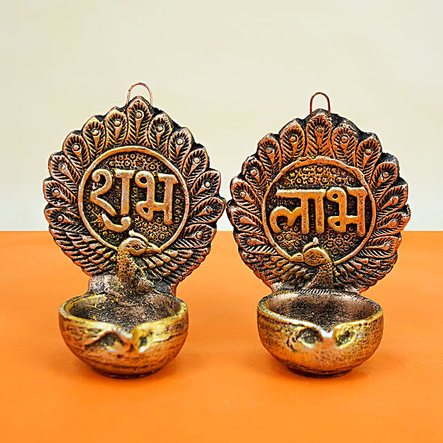 shubh labh diya decoration