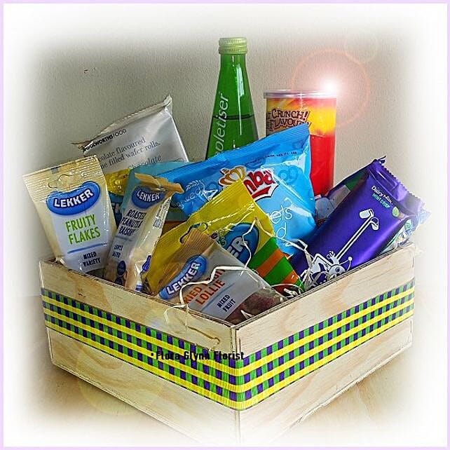 Delicious Assorted Snacks And Juice Premium Hamper southafrica Gift