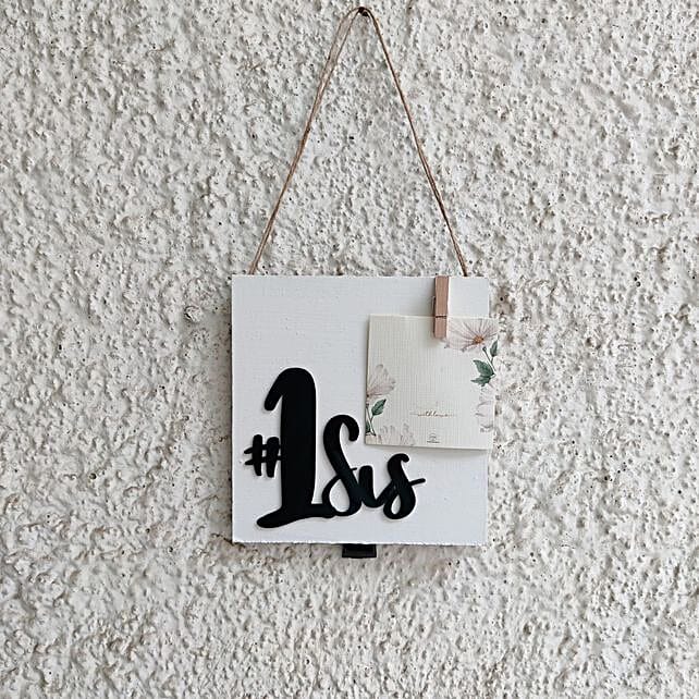 Personalised No 1 Sis Wall Hanging Frame southafrica Gift