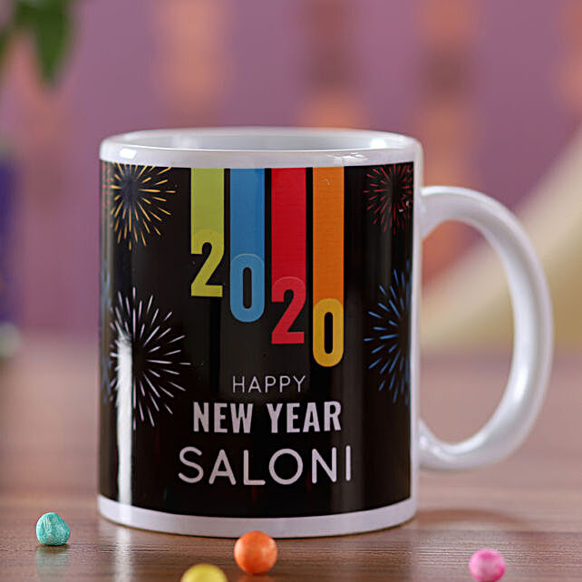 Personalised New Year Name Mug For Her spain | Gift Personalised New Year  Name Mug For Her- FNP
