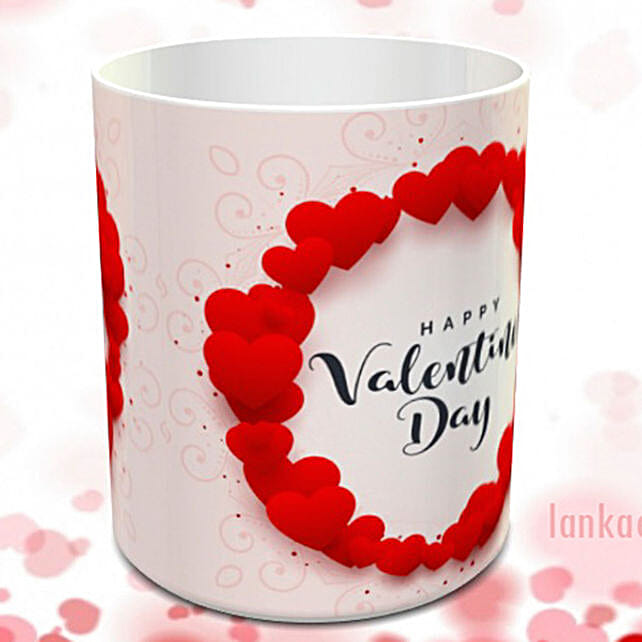 Valentines Themed Coffee Mug srilanka Gift Valentines Themed Coffee