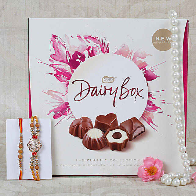 Punjabi Ek Onkar Chocolate Rakhi Hamper sweden Gift Punjabi Ek Onkar