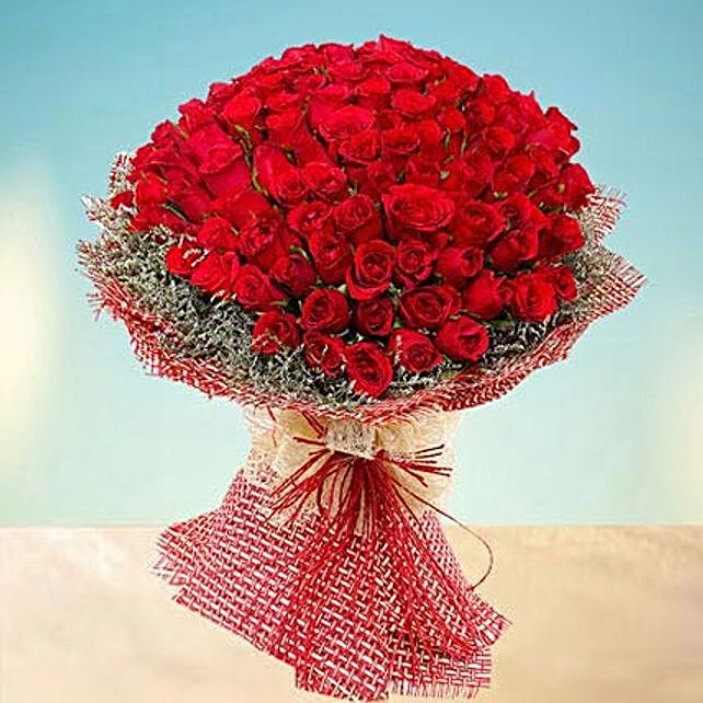 Grand 100 Red Roses uae | Gift Grand 100 Red Roses- FNP