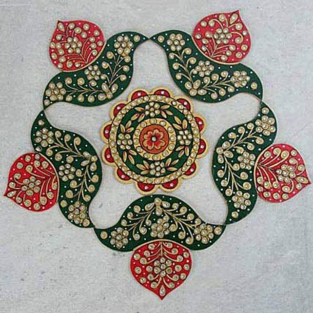 Diwali Rangoli Pattern uae | Gift Diwali Rangoli Pattern- FNP