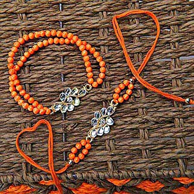 Designer Orange Beads uae | Gift Designer Orange Beads- FNP