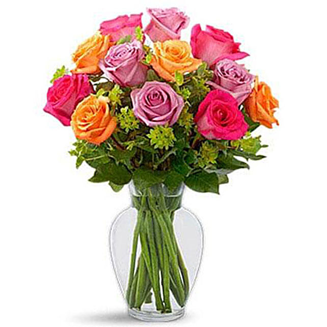 Pure Enchantment Rose Bouquet uae | Gift Pure Enchantment Rose Bouquet- FNP