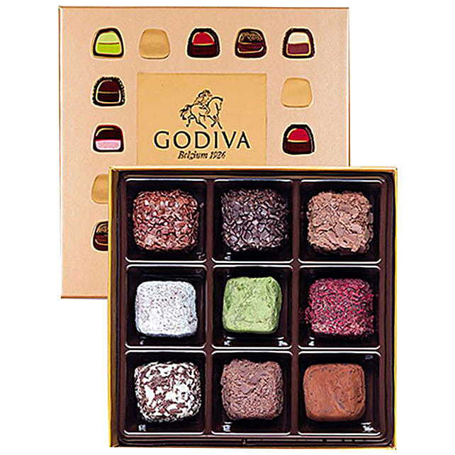 Godiva Truffle Box 9 Pcs uae Gift Godiva Truffle Box 9 Pcs FNP
