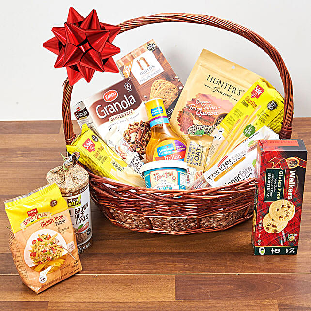 Healthy Gluten Free Basket uae Gift Healthy Gluten Free Basket FNP