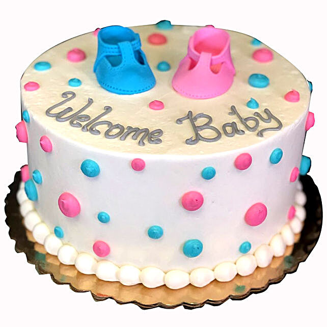 welcome baby cake