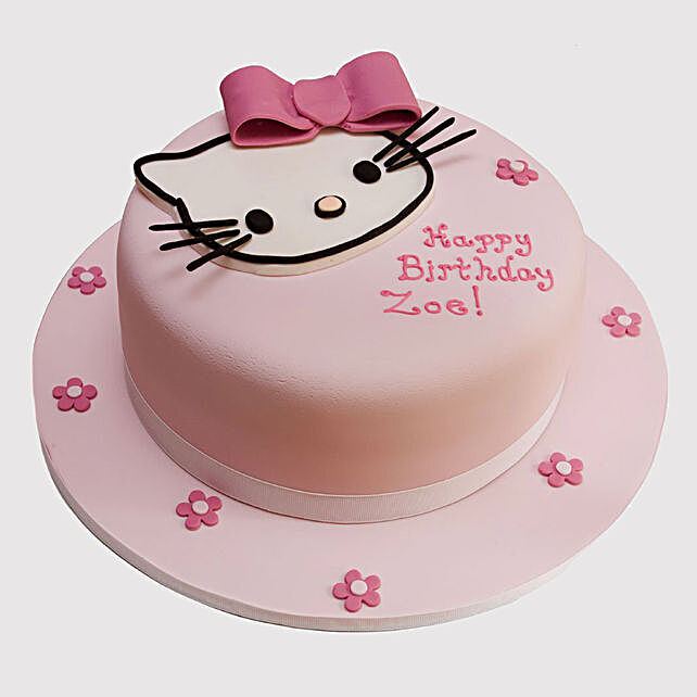 Pretty Pink Hello Kitty Red Velvet Cake Uae Gift Pretty Pink Hello Kitty Red Velvet Cake Ferns N Petals