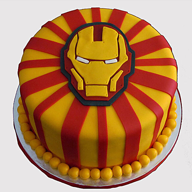 Iron Man Edible Image Iron Man Cake Topper Superhero Etsy