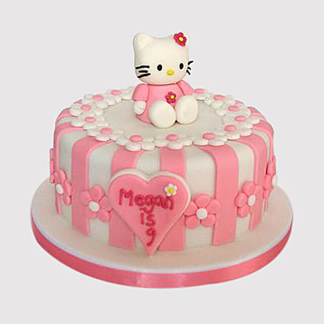 Hello Kitty Fondant Red Velvet Cake Uae Gift Hello Kitty Fondant Red Velvet Cake Ferns N Petals