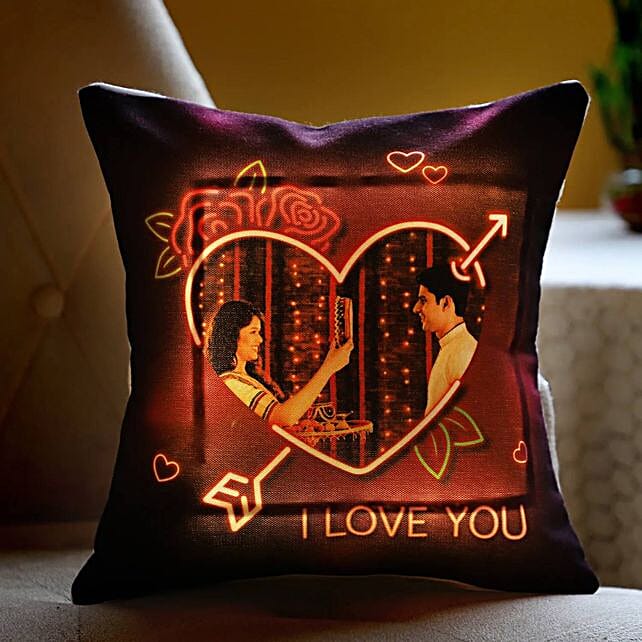 led personalised cushions
