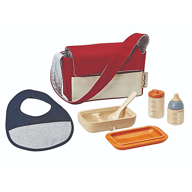Wooden Doll Feeding Set uae | Gift Wooden Doll Feeding Set- FNP