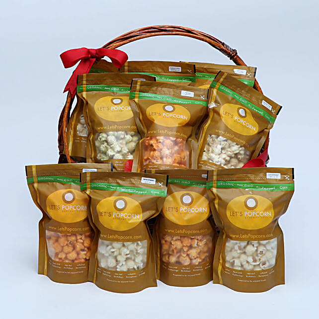 Salty Airpopped Popcorn Hamper uae Gift Salty Airpopped Popcorn