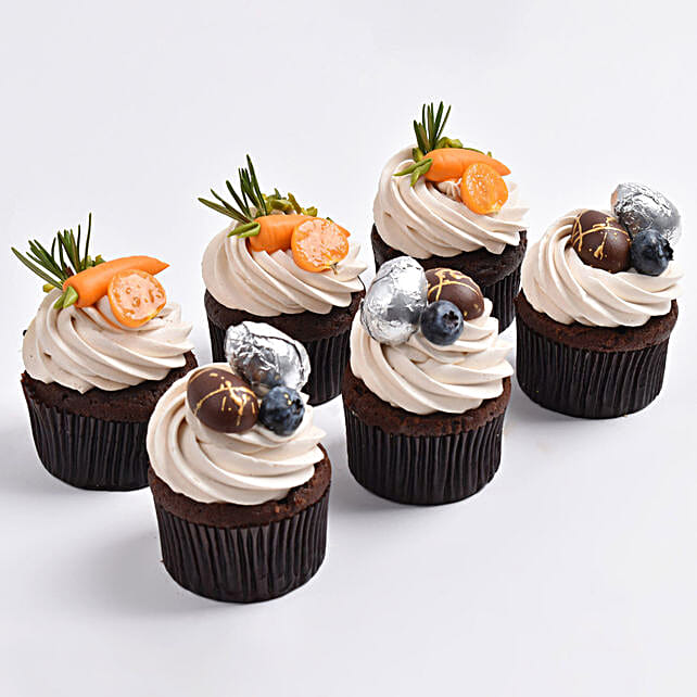Easter Cup Cakes Chocolate uae Gift Easter Cup Cakes Chocolate FNP