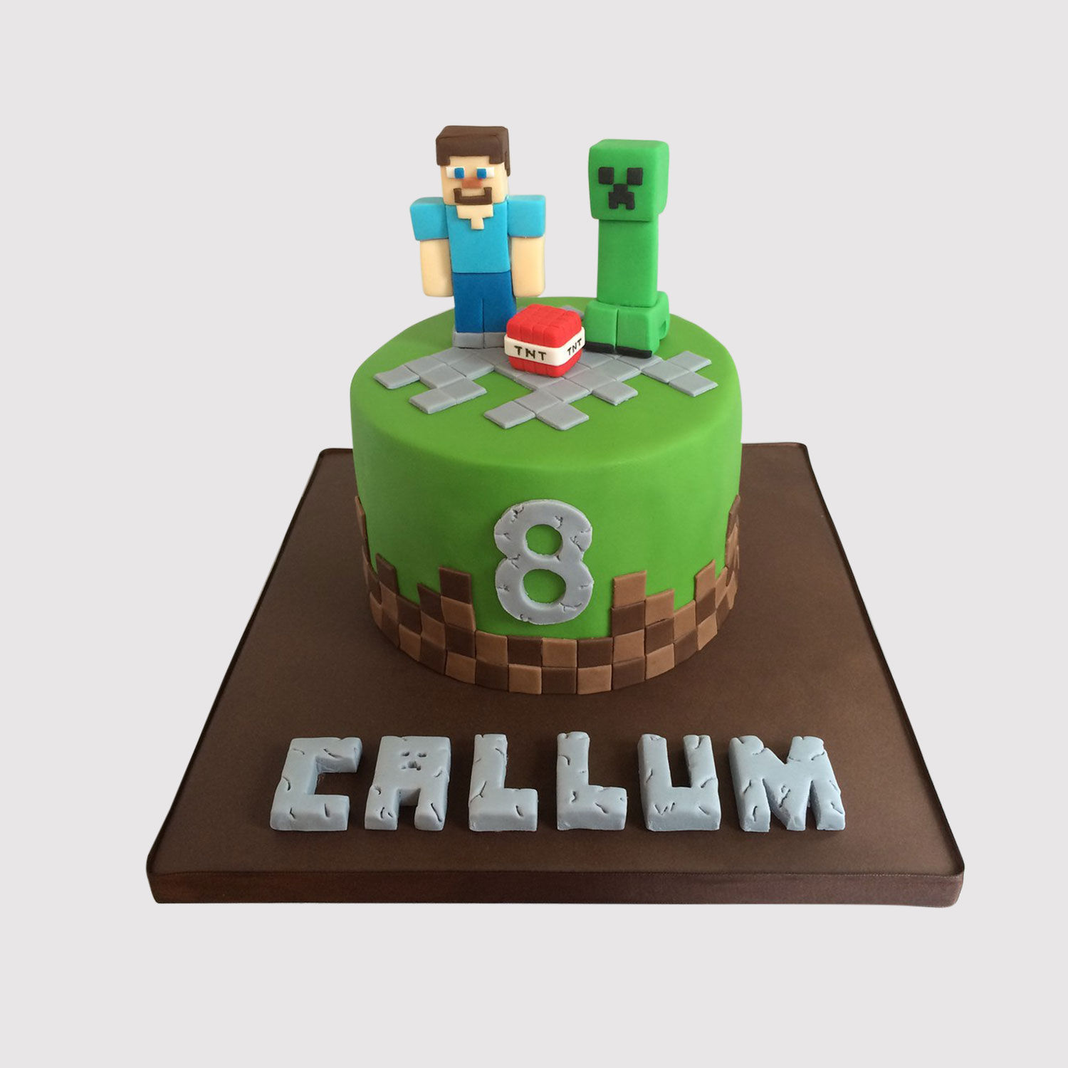 Minecraft Steve Vanilla Cake uae | Gift Minecraft Steve Vanilla Cake ...