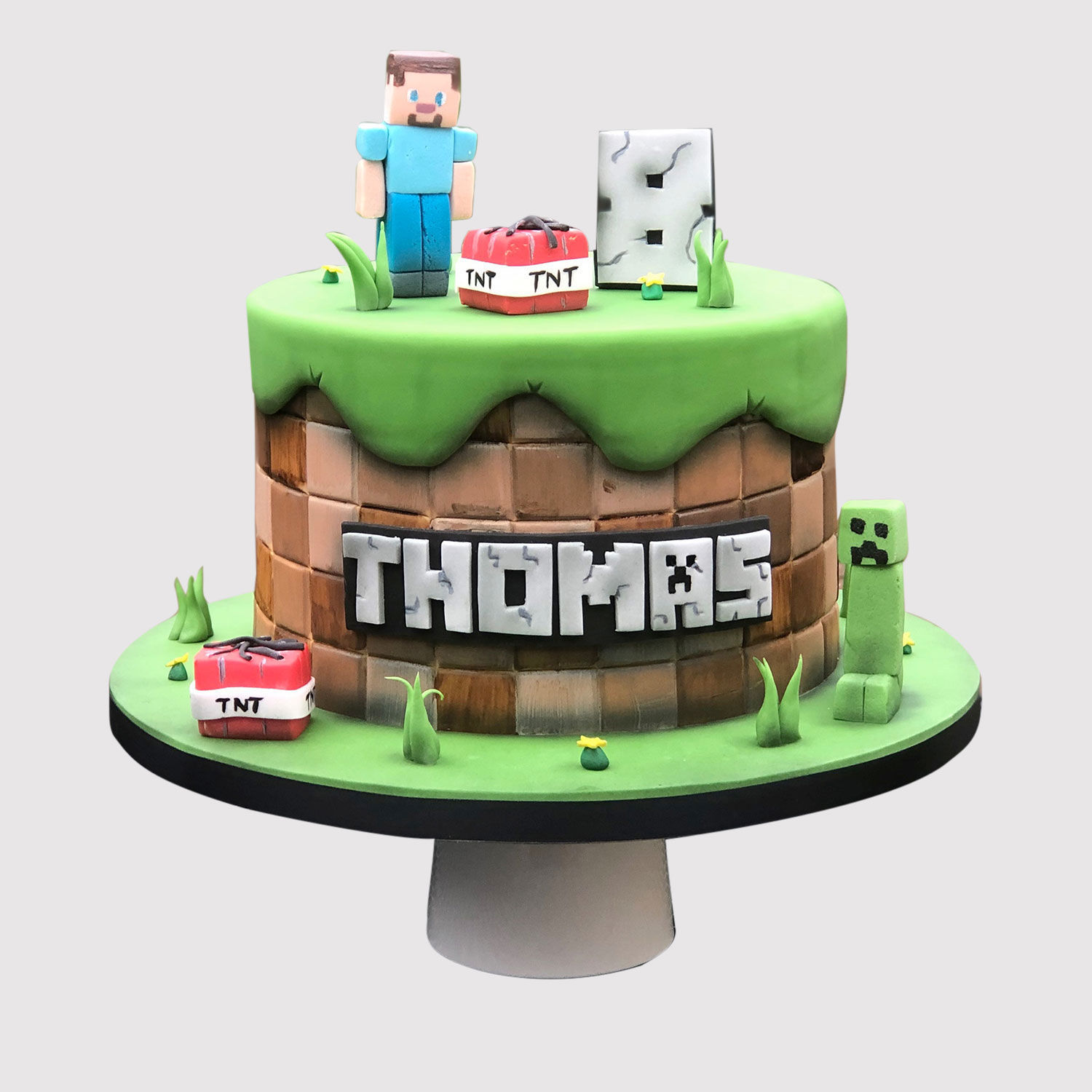 Minecraft Fondant Chocolate Cake uae | Gift Minecraft Fondant Chocolate ...