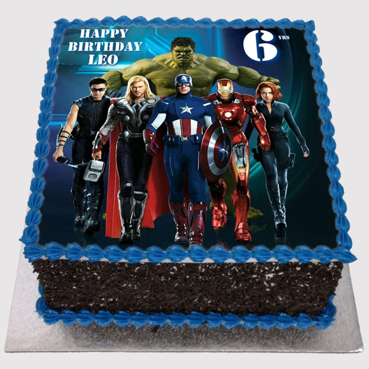 Marvel Avengers Chocolate Photo Cake uae | Gift Marvel Avengers ...