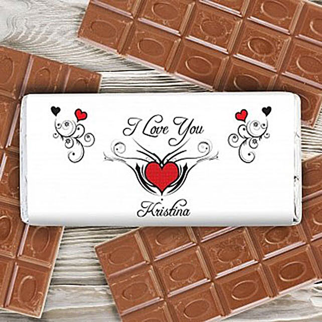 personalized chocolate bars uk