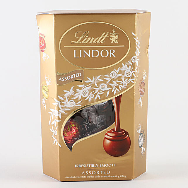 Assorted Lindt Lindor Box uk | Gift Assorted Lindt Lindor Box- FNP