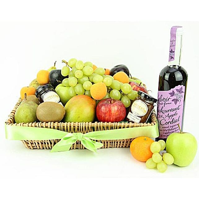 Hamper Of Healthy Fruits uk Gift Hamper Of Healthy Fruits FNP