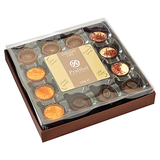 Pralibel Belgian Chocolate Prestige Cups Box uk | Gift Pralibel Belgian ...