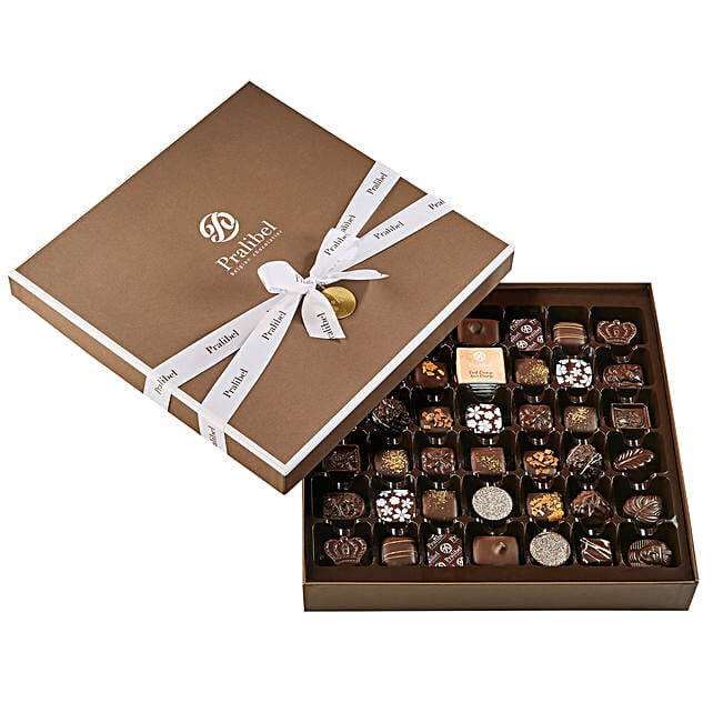 Pralibel Prestige Dark Belgian Chocolates Box 47 Pcs uk | Gift Pralibel ...