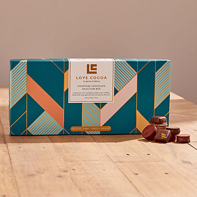 Signature Truffle Chocolate Box uk Gift Signature Truffle Chocolate