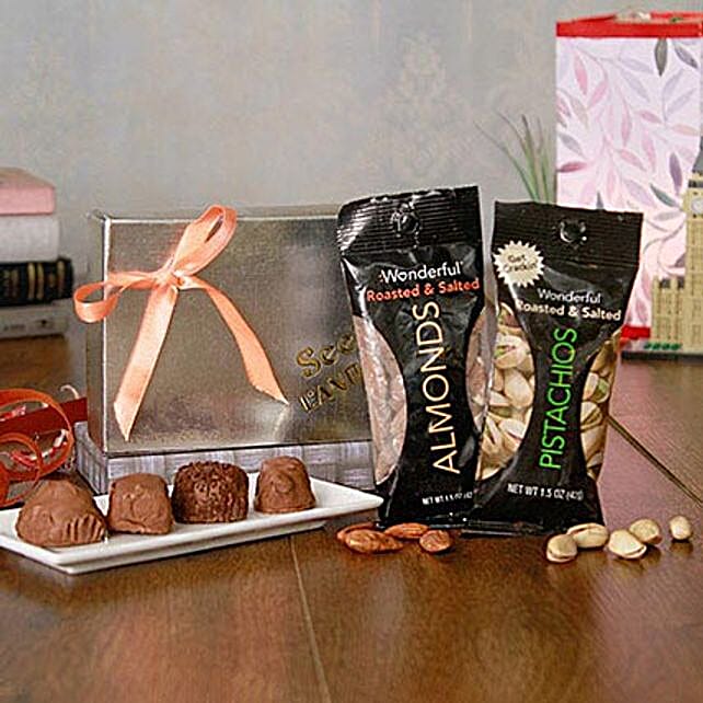 Sees Chocolate Candies N Assorted Dry Fruits usa Gift Sees Chocolate