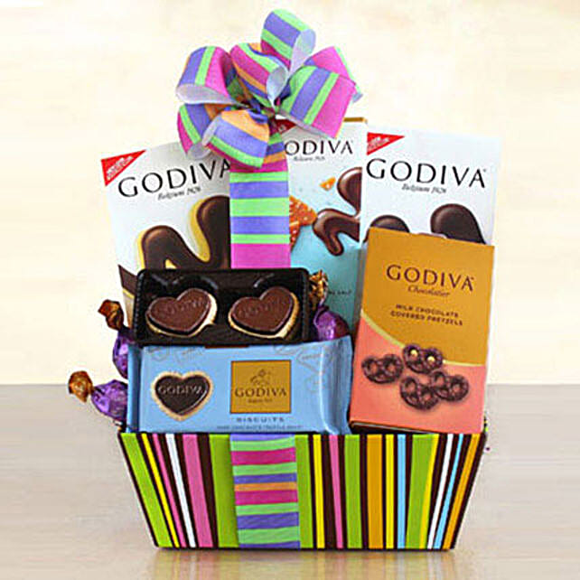 Godiva Galore Gift Basket usa Gift Godiva Galore Gift Basket FNP