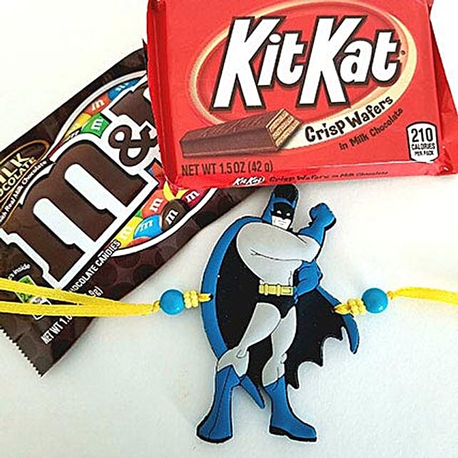 Batman Rakhi And KitKat usa | Gift Batman Rakhi And KitKat- FNP