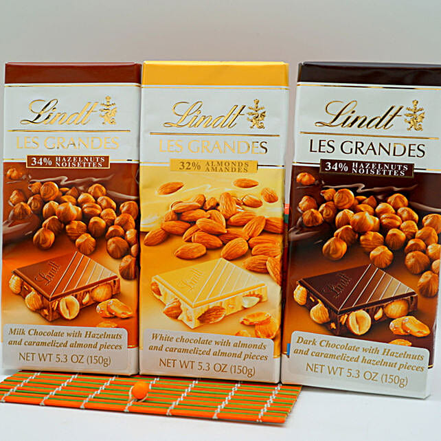 Combo Of 3 Lindt Chocolates usa | Gift Combo Of 3 Lindt Chocolates- FNP