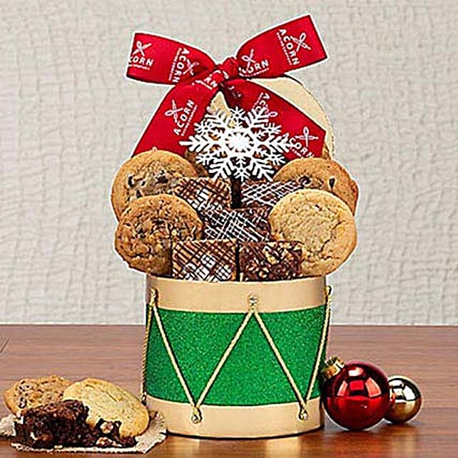 Cookie and Brownie Drum usa | Gift Cookie and Brownie Drum- FNP