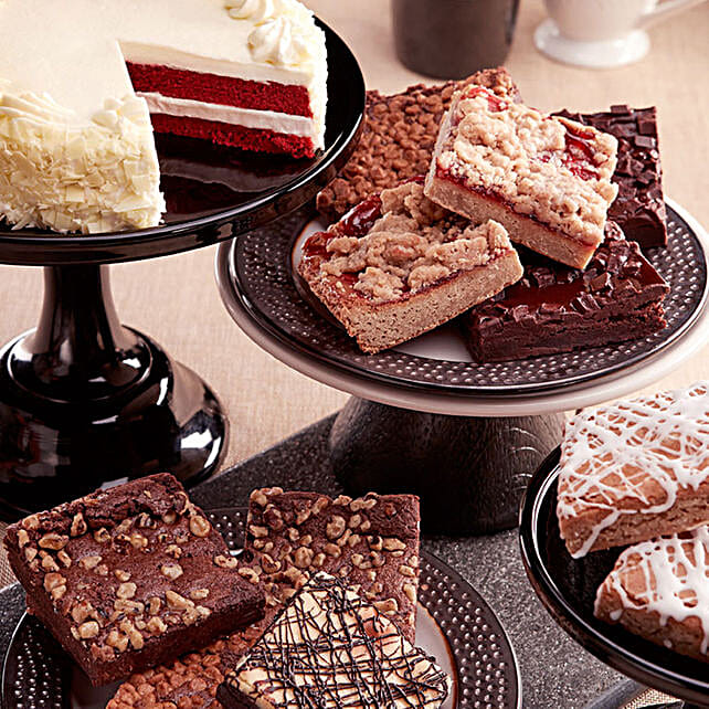 Classic Cake And 8Pc Jumbo Brownies usa Gift Classic Cake And 8Pc