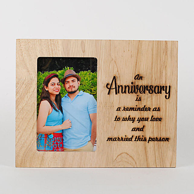 Personalised Anniversary Engraved Frame usa | Gift Personalised ...