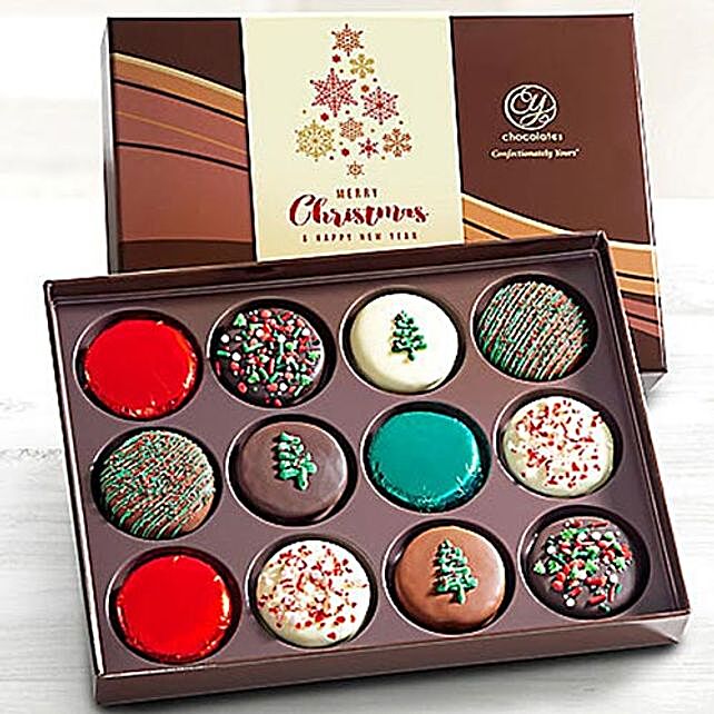 Chocolate Covered Oreos Christmas Treats In Usa Gift Chocolate Covered Oreos Christmas Treats Ferns N Petals
