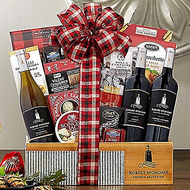 Robert Mondavi Private Selection Wine Basket usa | Gift Robert Mondavi ...