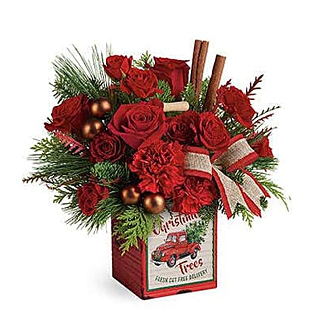 christmas flower delivery usa