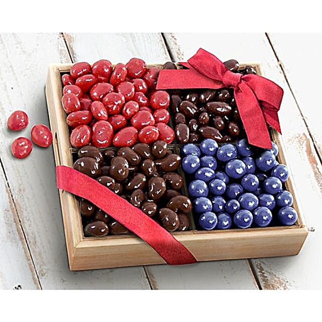 Assorted Chocolate Covered Fruit And Nuts Tray usa Gift Assorted Chocolate Covered Fruit And