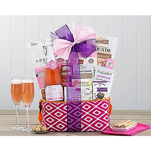 Sparkling Wine Gift Basket usa Gift Sparkling Wine Gift Basket FNP