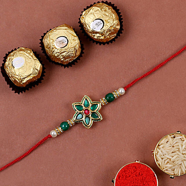 ferns and petals flower jewellery