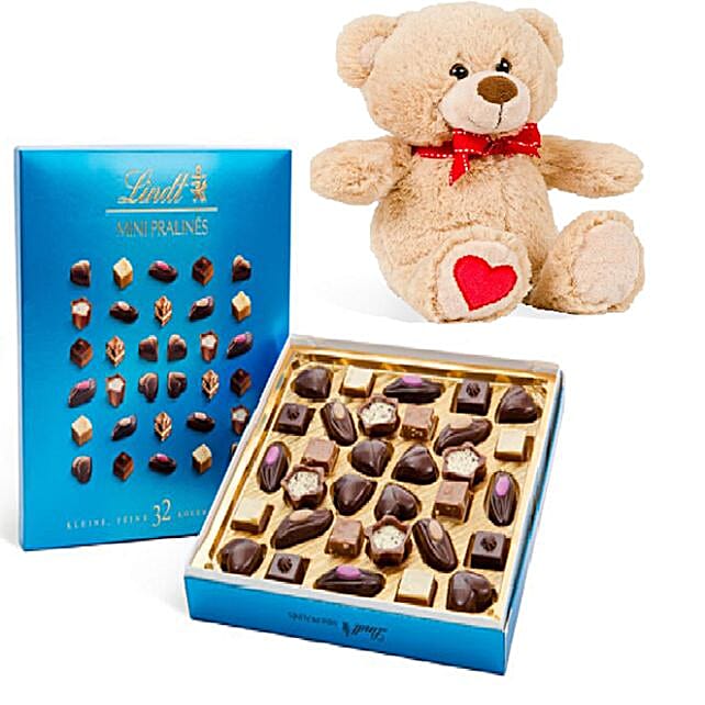 Gourmet Chocolates With Teddy usa Gift Gourmet Chocolates With Teddy FNP