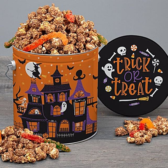 Wiggly And Creepy Gummy Worms Popcorn Tin usa | Gift Wiggly And Creepy ...