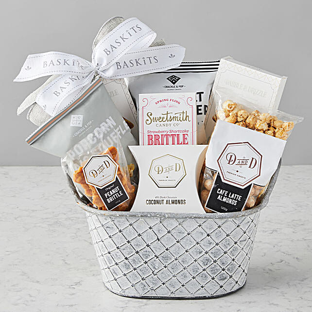 Sweet And Salty Popcorn Hamper usa Gift Sweet And Salty Popcorn