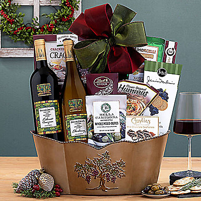 Briar Creek Cellars Double Delight Gift Basket usa Gift Briar Creek