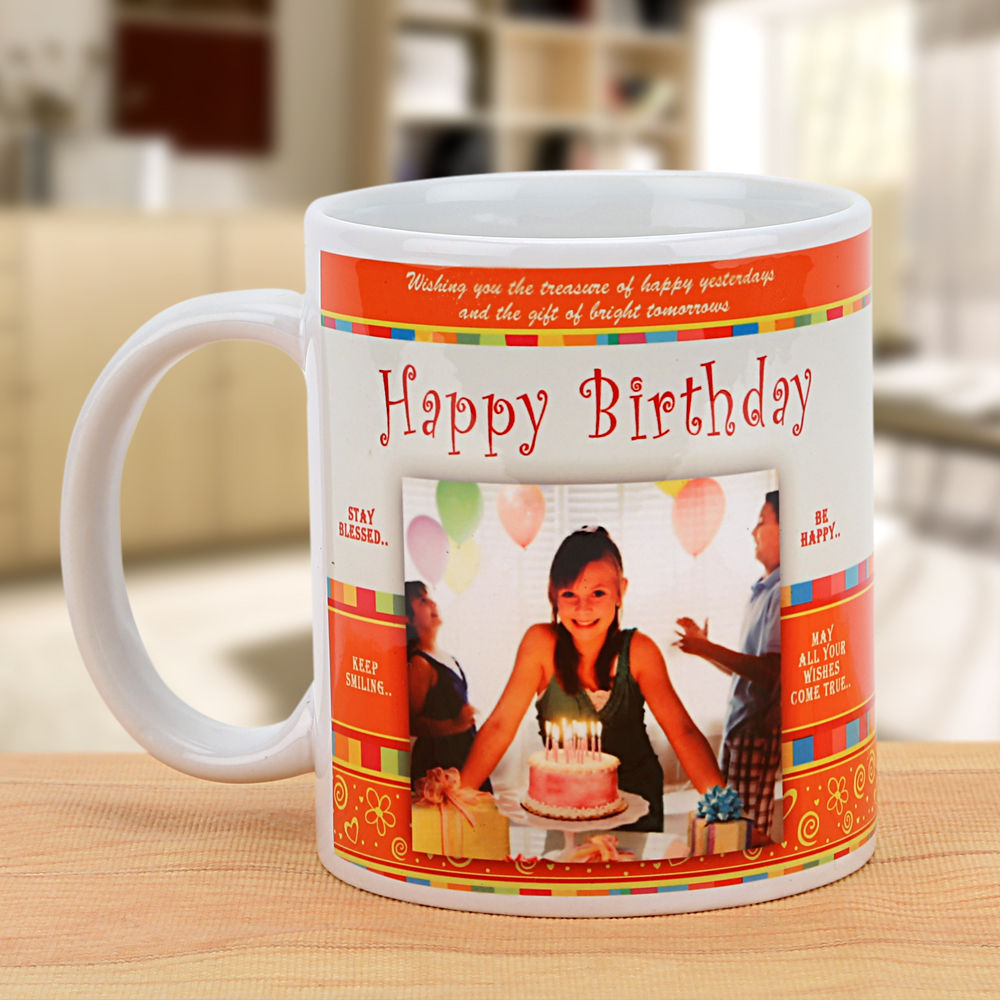 Buy/Send Happy Bday Personalized Mug Online Ferns N Petals