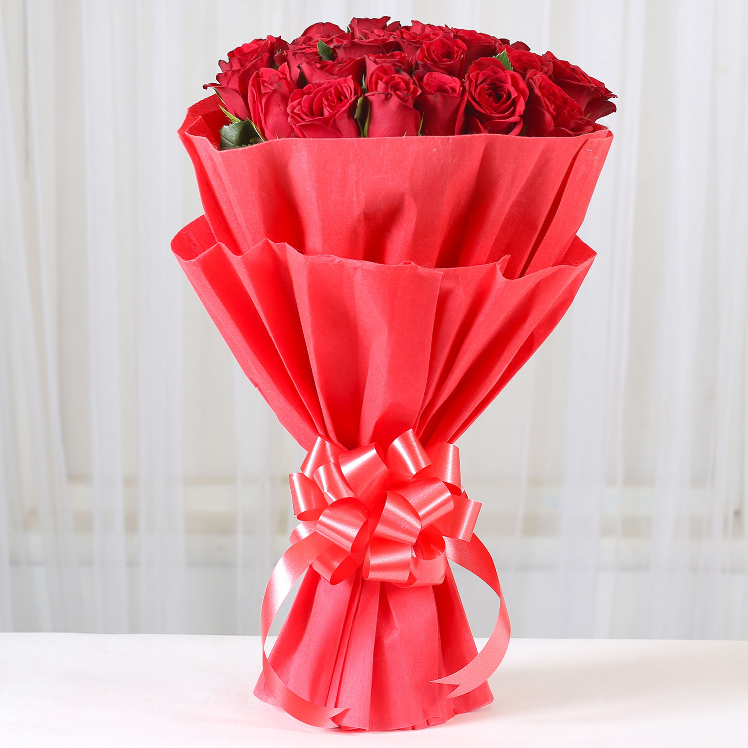Buy/Send Romantic 30 Red Roses Bouquet Online Ferns N Petals